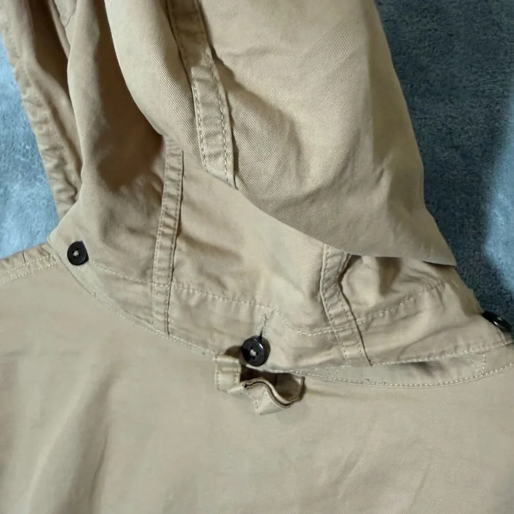 Polo Ralph Lauren Field Jacket 3XLT Tall Utility Tan Khaki Hood Corduroy READ